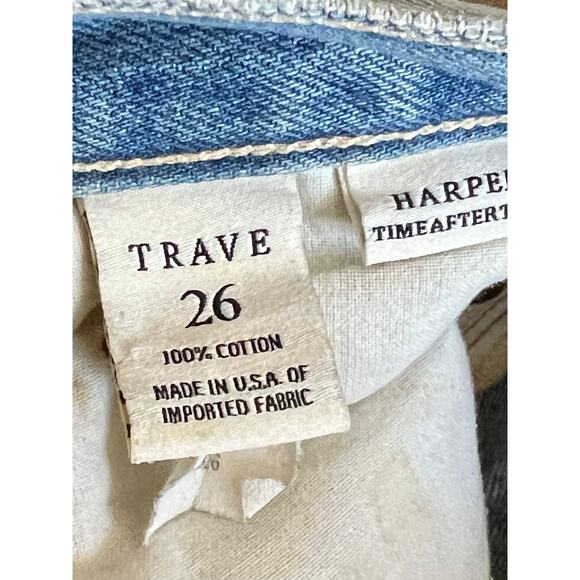 Trave Harper time after time high rise cropped distressed jeans - Picture 7 of 12